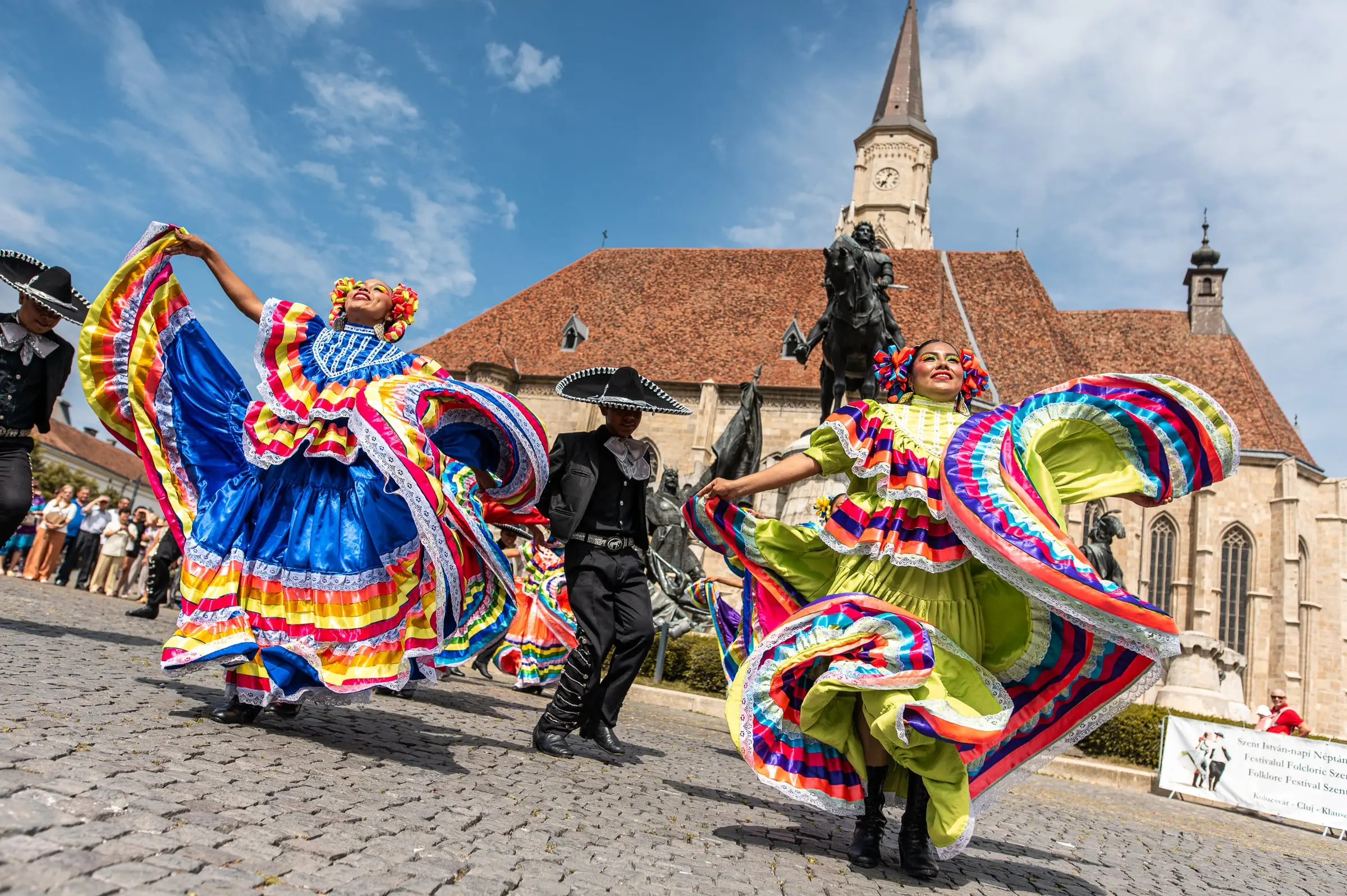 Traditional dance performance in the city square · Events · FBMark Events