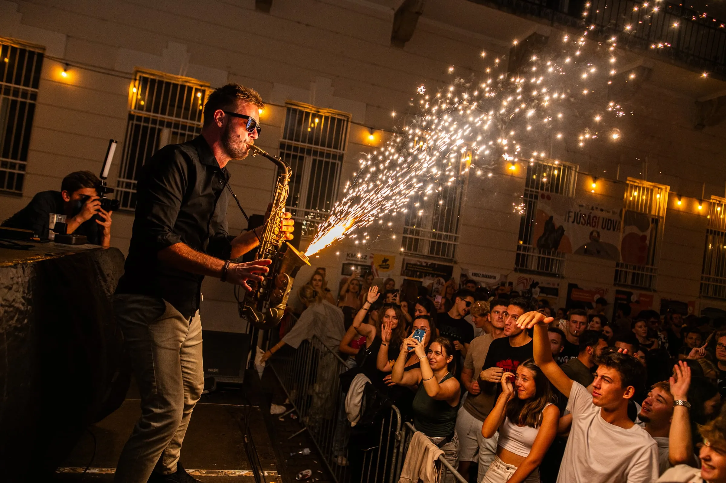 Artist performing live on stage · Events · FBMark Events