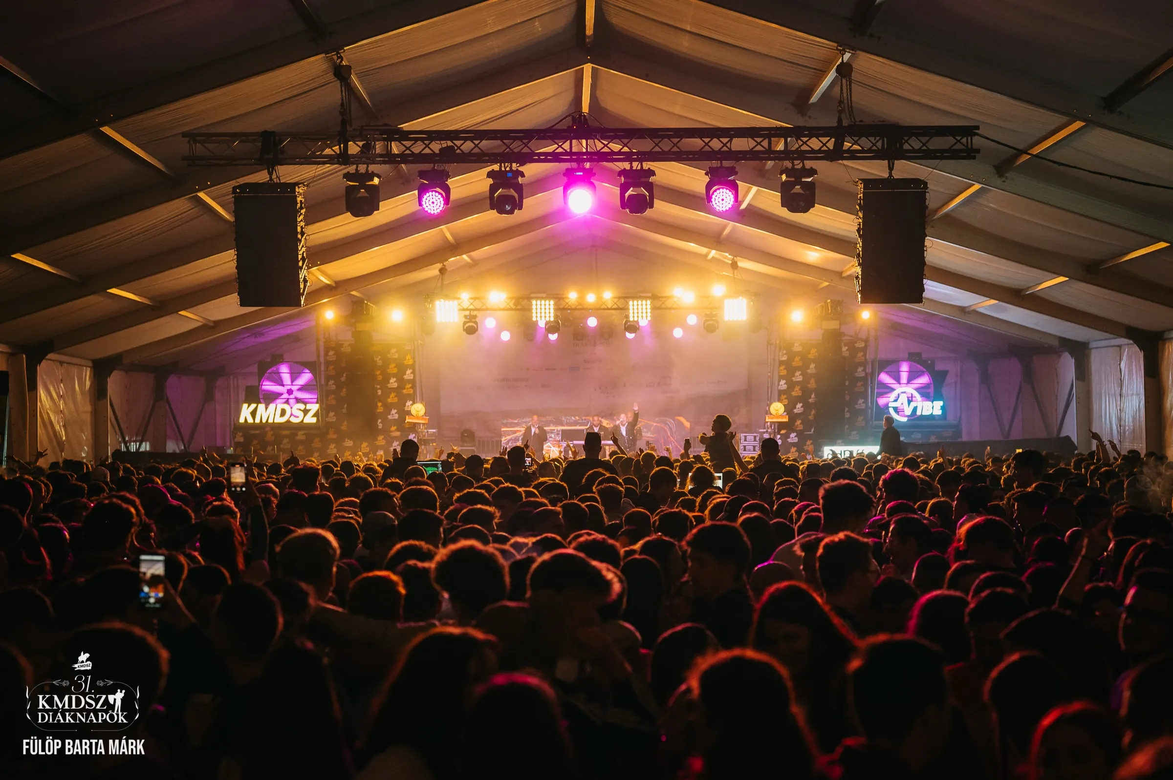 Scenă de festival, lumini și public · Festivaluri · FBMark Events