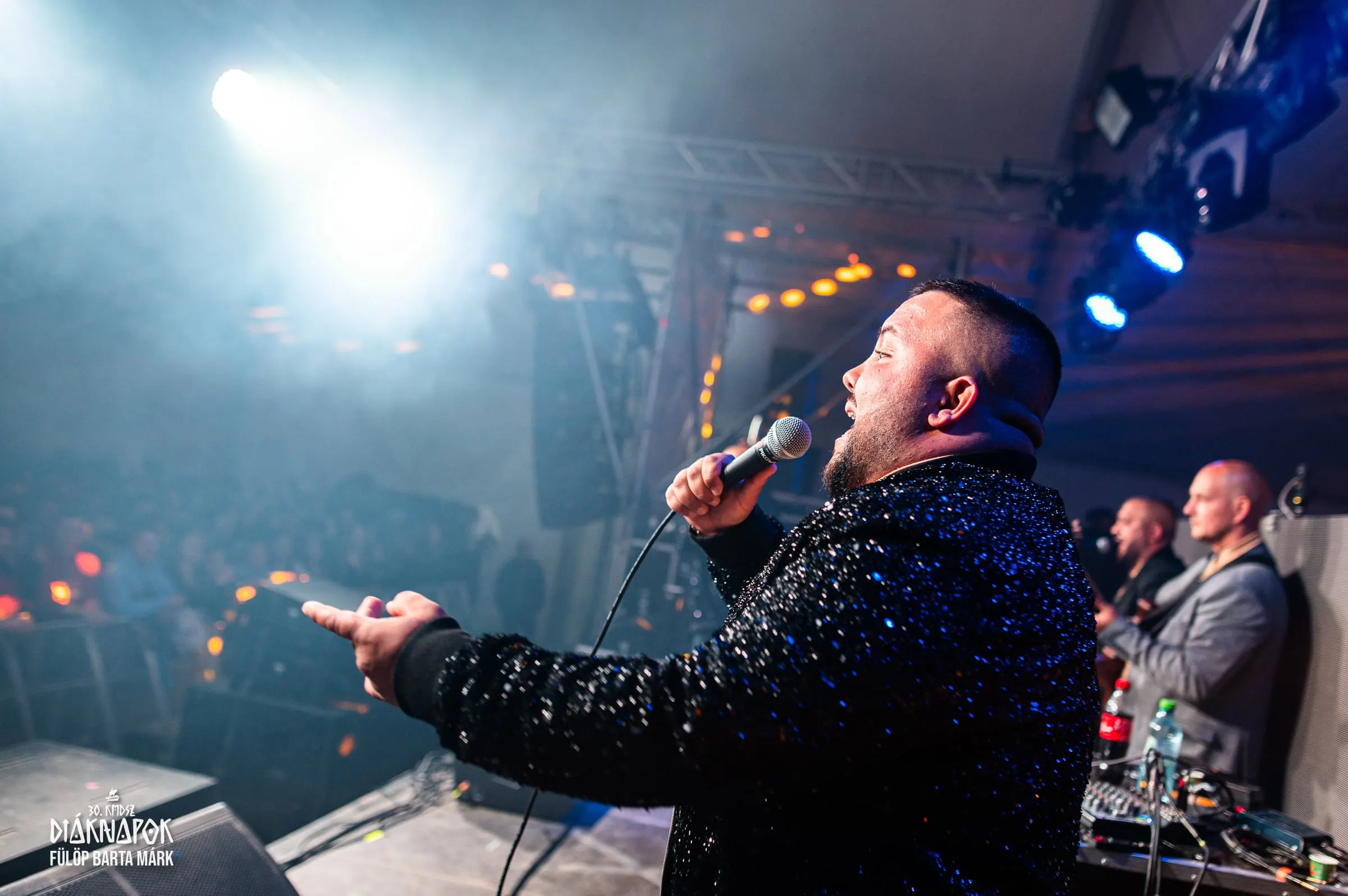 Artist cântând live pe scenă · Festivaluri · FBMark Events