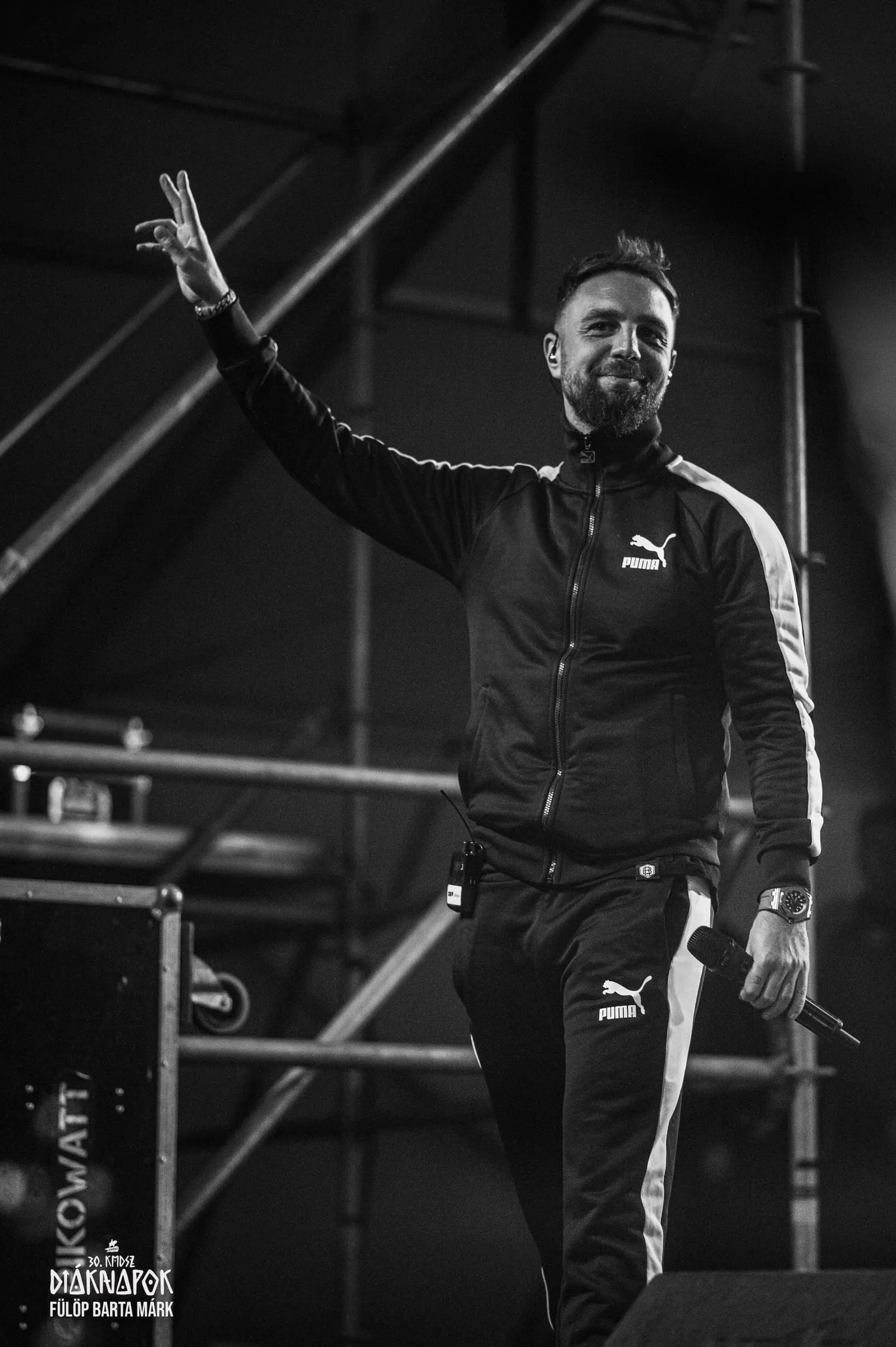 Artist cântând live pe scenă · Festivaluri · FBMark Events