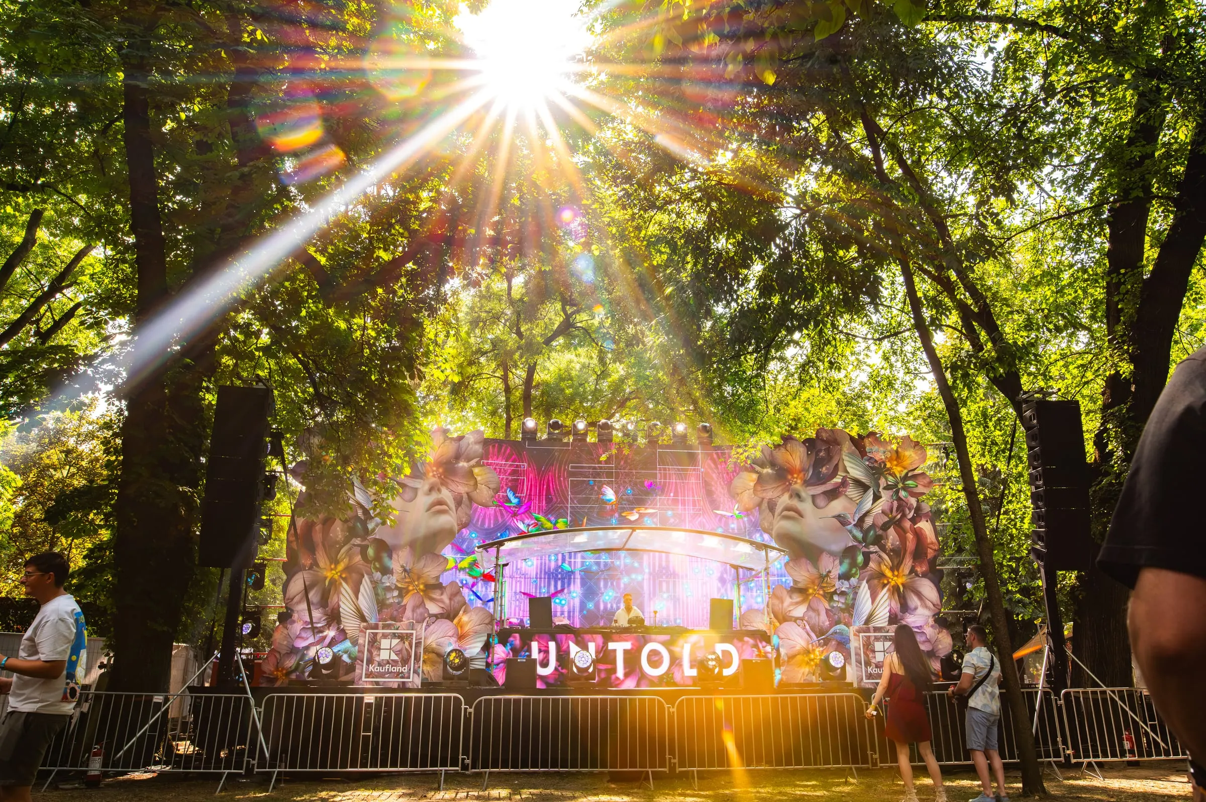 Festival stage with lights and crowd · Festivals · FBMark Events
