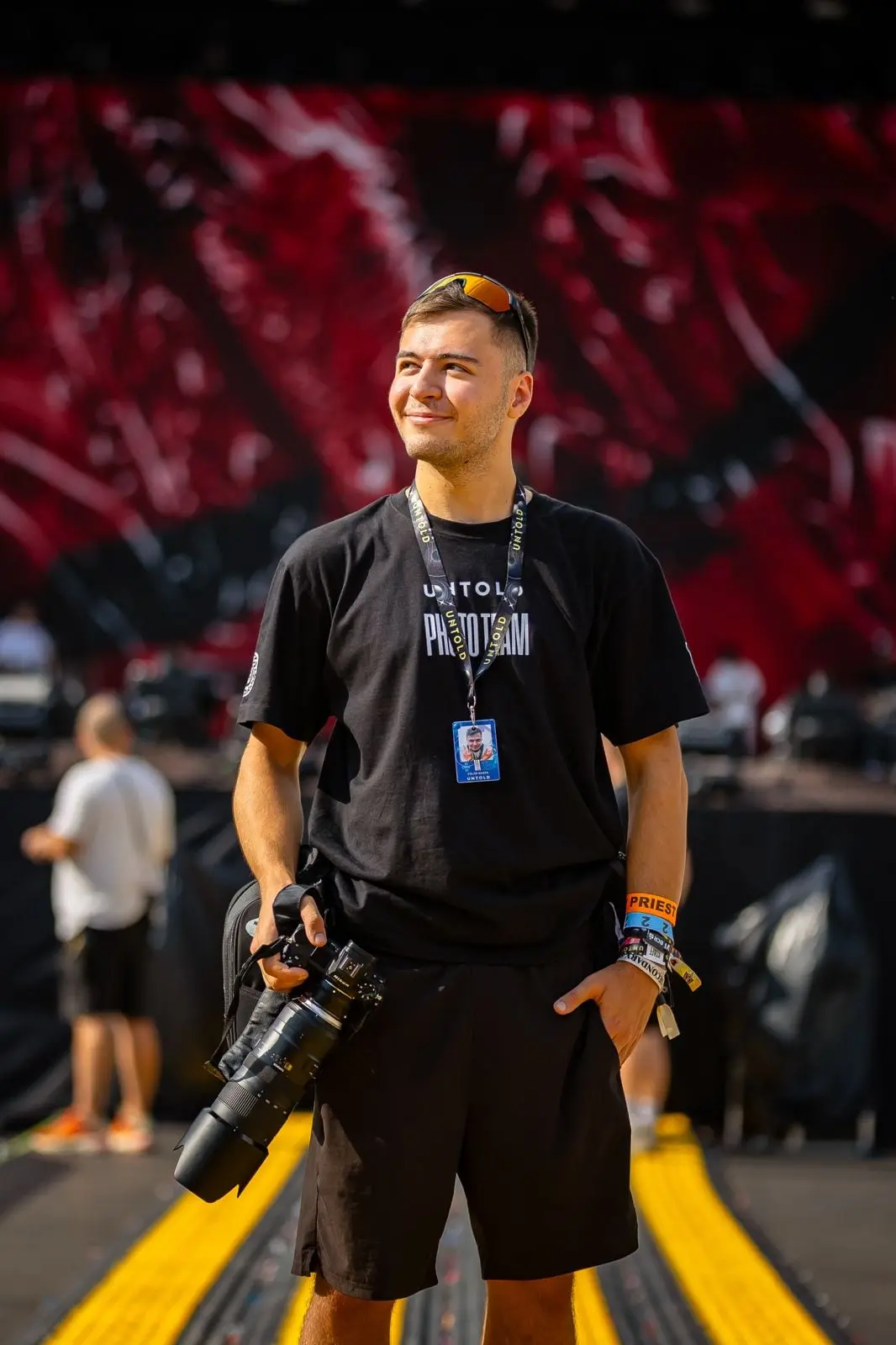 Fülöp Barta Márk, the photographer behind FBMark Events, at Untold Festival