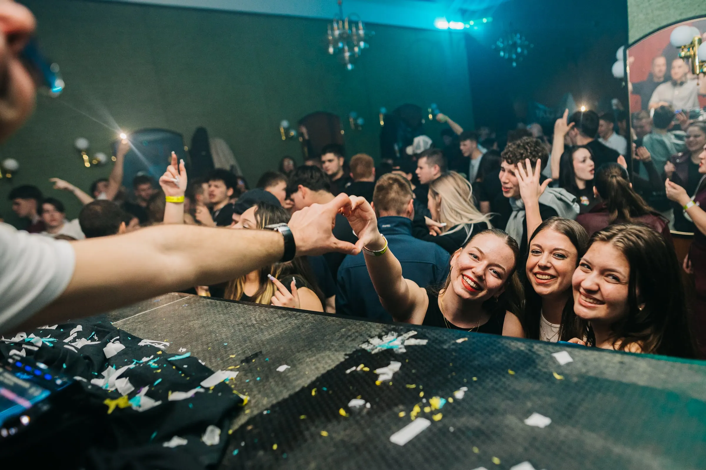 Friends celebrating at a party · Parties · FBMark Events