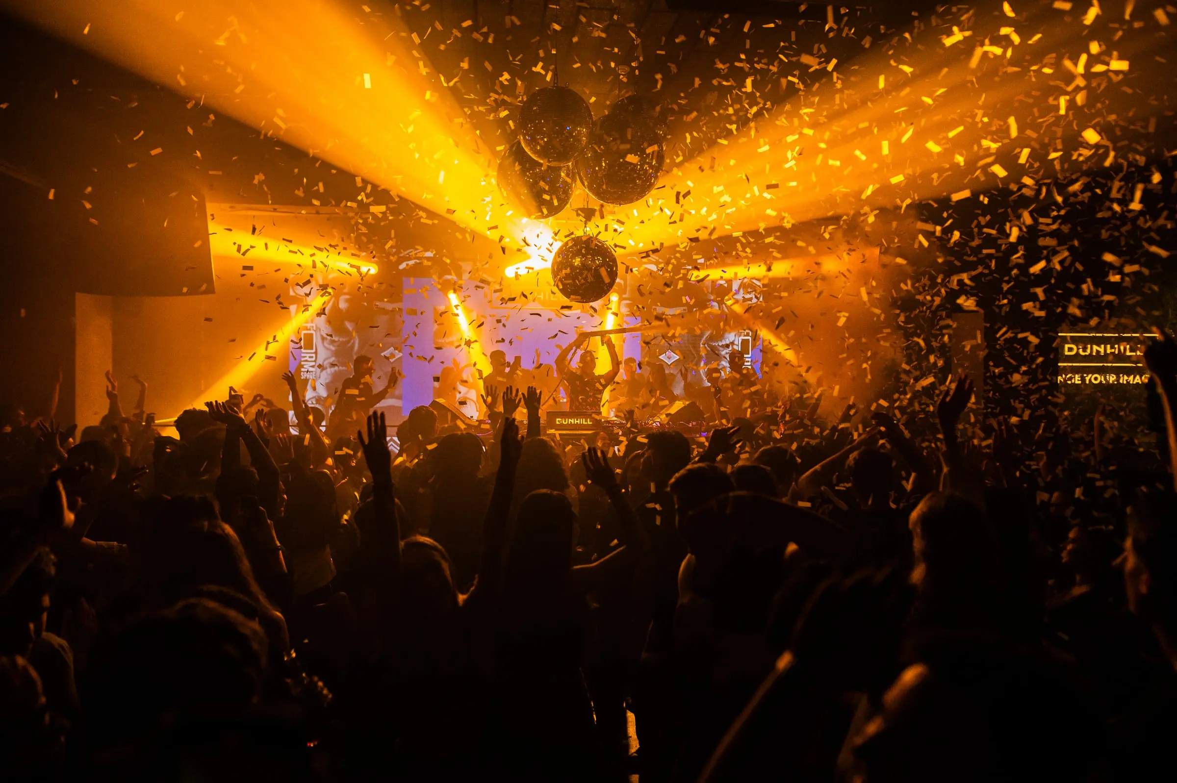Friends celebrating at a party · Parties · FBMark Events